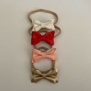 Bow nylon headbands